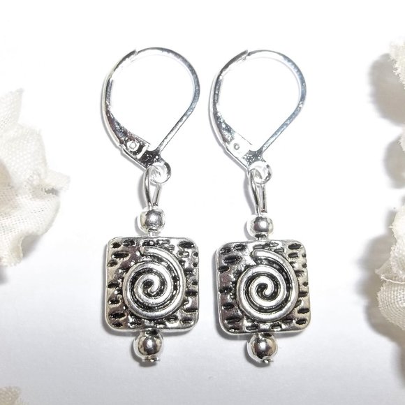 wvluckygirl Jewelry Silver Minimalist Earrings Set Boho Style Fashion Accessory Jewelry